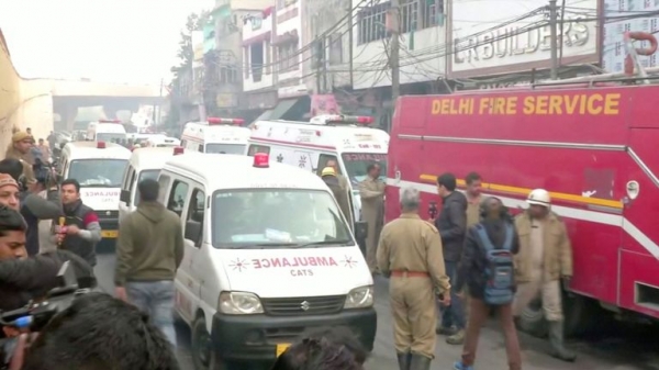 'Extremely horrific' fire at New Delhi factory kills at least 43 workers
'Extremely horrific' fire at New Delhi factory kills at least 43 workers