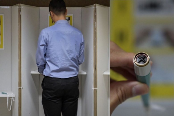 Self-inking pens, new polling booths among changes for Singapore's next general election Self-inking pens, new polling booths among changes for Singapore's next general election