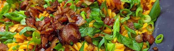 Sriracha Fusilli with Bacon and Cheese (John's Football Sunday Comfort Food) | Rachael Ray Sriracha Fusilli with Bacon and Cheese (John's Football Sunday Comfort Food) | Rachael Ray