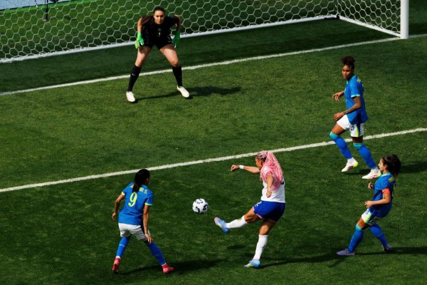 Trinity Rodman proves star credentials on goalscoring return to US women’s team
Trinity Rodman proves star credentials on goalscoring return to US women’s team