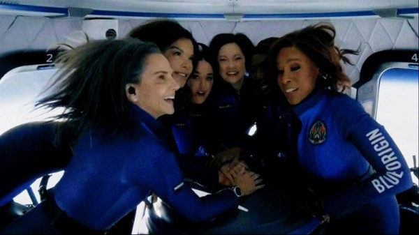 Katy Perry floats in space as part of star-studded all-female Blue Origin mission Katy Perry floats in space as part of star-studded all-female Blue Origin mission