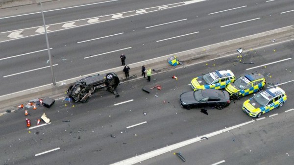 Man who was 'on first date' admits dangerous driving after crash involving five police cars on A1