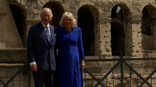 The King's Italy tour is having an impact - but Harry is no doubt a distraction