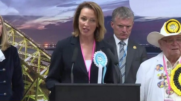 Farage toasts by-election success as party wins 'by a gnat's knob' Farage toasts by-election success as party wins 'by a gnat's knob'