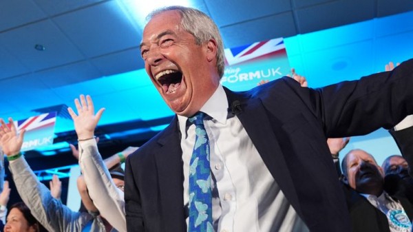 Farage toasts by-election success as party wins 'by a gnat's knob' Farage toasts by-election success as party wins 'by a gnat's knob'