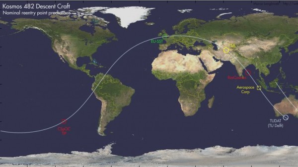 Half-tonne piece of Soviet rocket may have crashed through atmosphere over south of England Half-tonne piece of Soviet rocket may have crashed through atmosphere over south of England