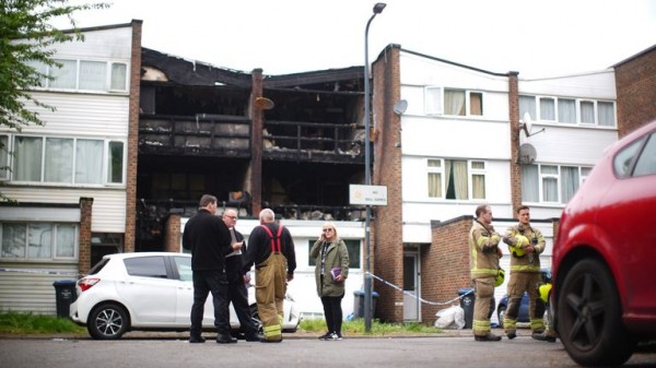 Man arrested on suspicion of murder as three children and a woman die in house fire Man arrested on suspicion of murder as three children and a woman die in house fire