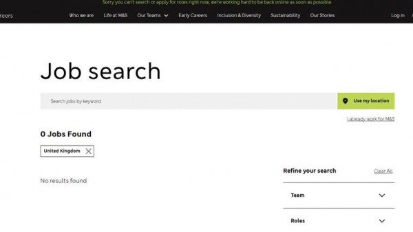M&S pauses recruitment amid ongoing cyber attack