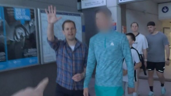 Tube fare dodgers and Robert Jenrick clash at Stratford station - as he chases them at barriers for social media video Tube fare dodgers and Robert Jenrick clash at Stratford station - as he chases them at barriers for social media video