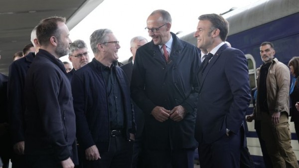Ukraine presses Russia for 30-day ceasefire as Starmer among leaders in Kyiv for talks