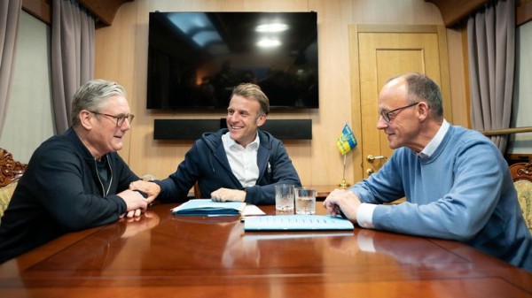 Ukraine presses Russia for 30-day ceasefire as Starmer among leaders in Kyiv for talks