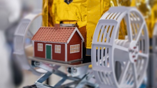 Europe's first rover to land on moon - and it's carrying a tiny red house Europe's first rover to land on moon - and it's carrying a tiny red house
