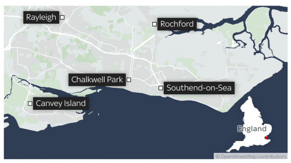 Girl, 7, dies after tree collapses at park in Southend