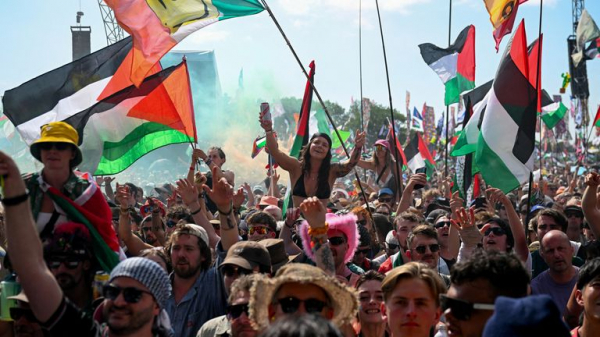 Glastonbury organiser Emily Eavis says anti-IDF chants 'crossed a line' and no place at festival for 'hate speech'