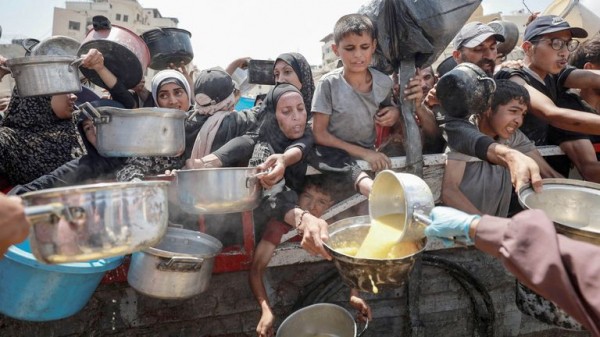 Children 'eating out of piles of garbage' as Gaza aid trickles in Children 'eating out of piles of garbage' as Gaza aid trickles in