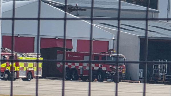 Fireball at Southend Airport after small plane crashes Fireball at Southend Airport after small plane crashes