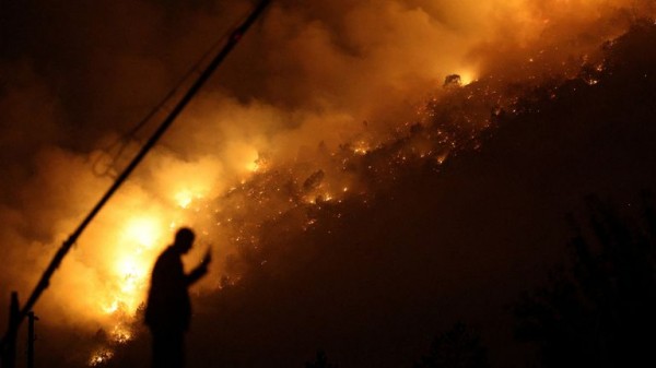 Firefighters tackle blazes as wildfires break out in Greece, Turkey and Albania Firefighters tackle blazes as wildfires break out in Greece, Turkey and Albania