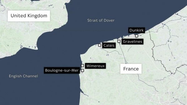 This flimsy vessel carrying migrants could reach British waters in a few hours' time
