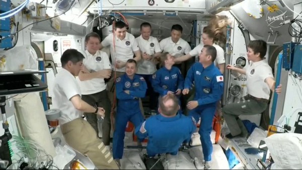 SpaceX brings new crew to International Space Station in just 15 hours - but it's still short of Russian record SpaceX brings new crew to International Space Station in just 15 hours - but it's still short of Russian record